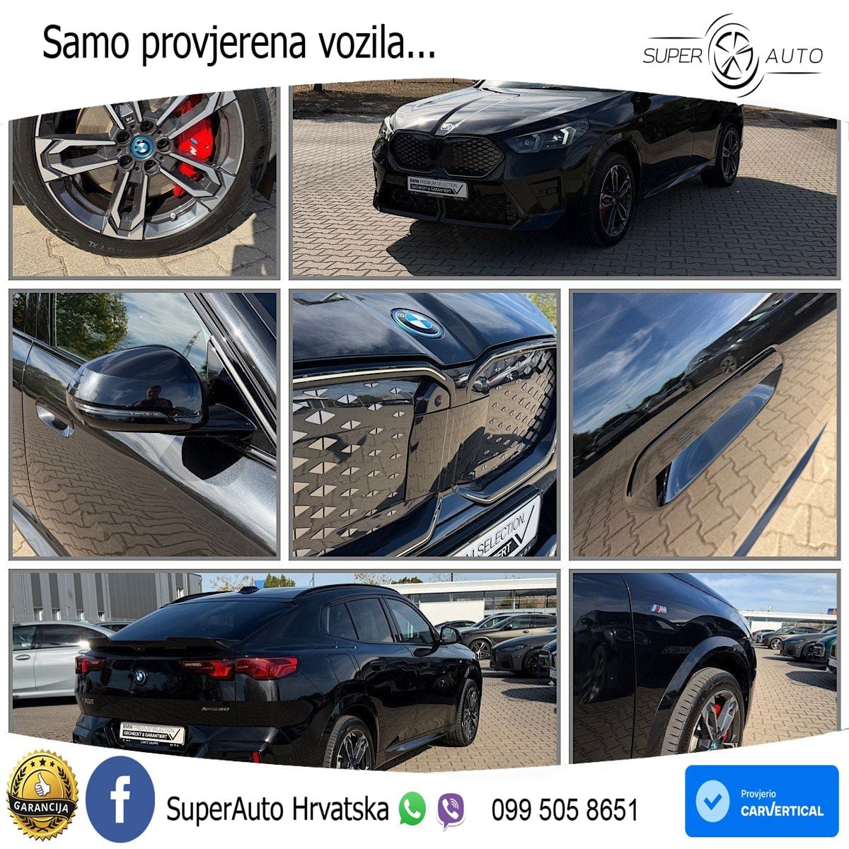 BMW iX2 66.5 kWh (313 KS) xDrive30 M Sport LED+GR SJED+ACC