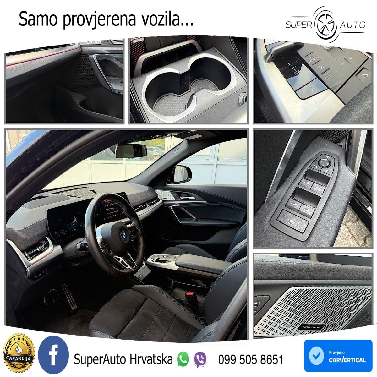 BMW iX2 66.5 kWh (313 KS) xDrive30 M Sport LED+GR SJED+ACC