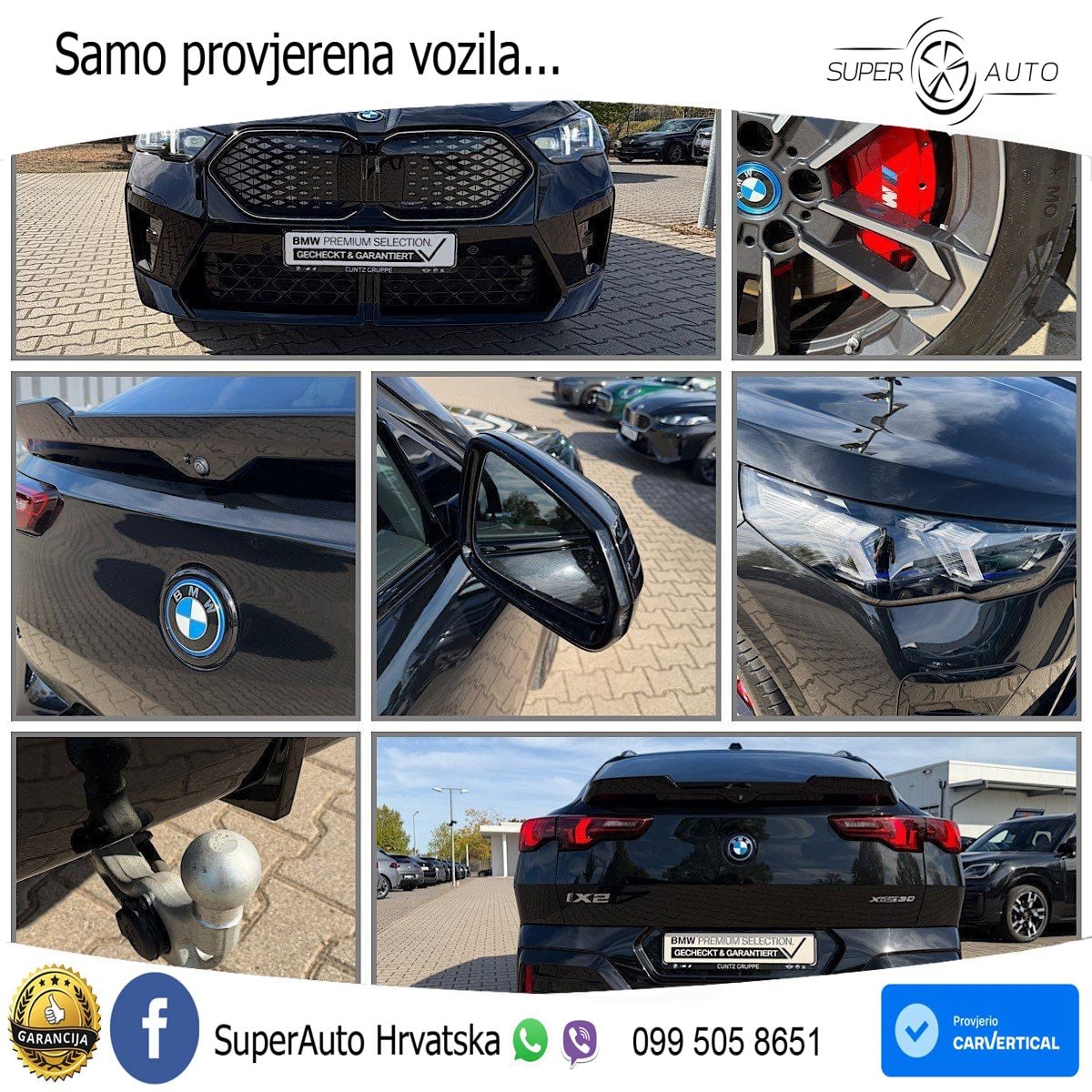 BMW iX2 66.5 kWh (313 KS) xDrive30 M Sport LED+GR SJED+ACC
