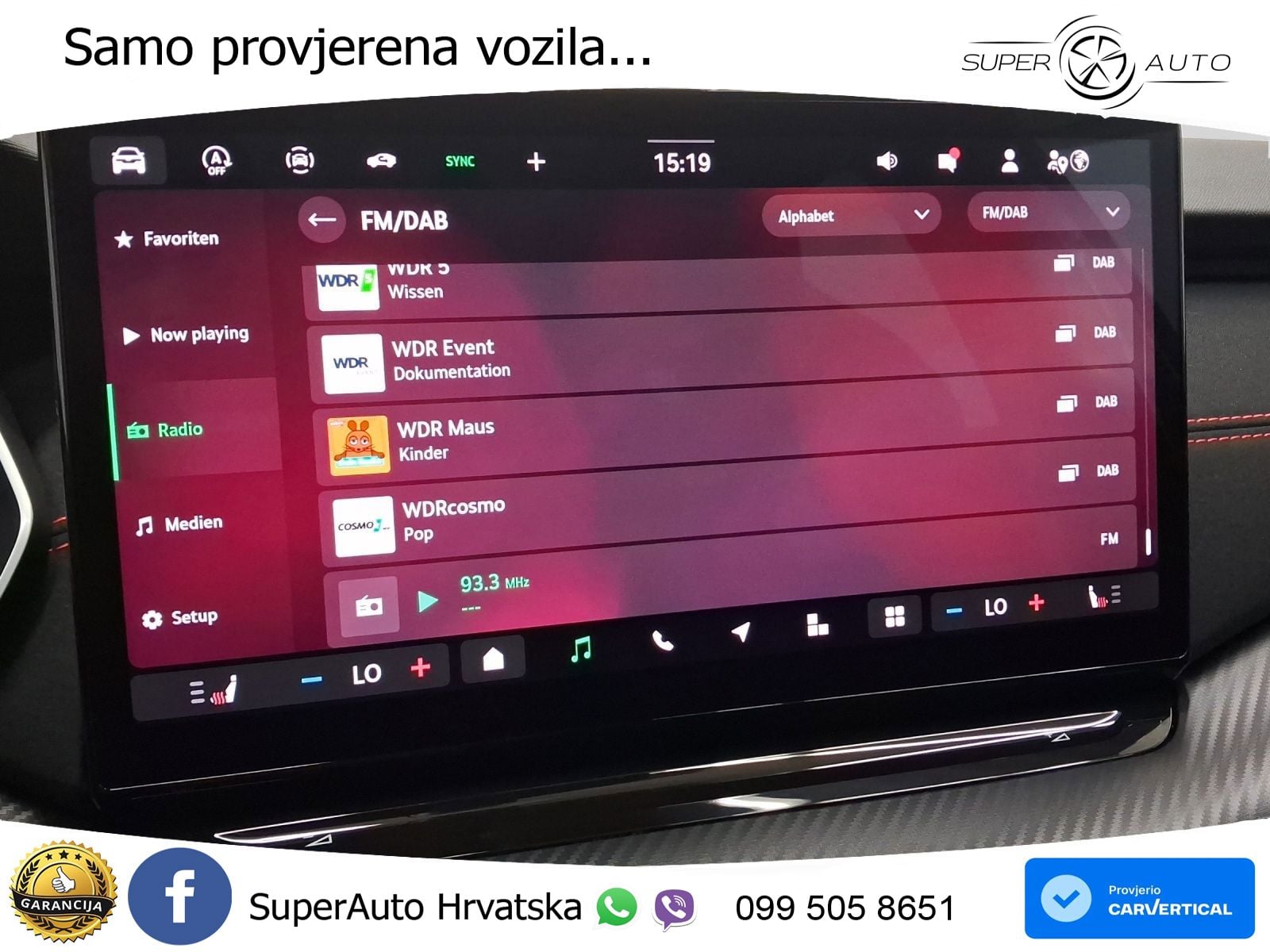Škoda Octavia Combi RS 2.0 TSI (265 KS) DSG MATRIX+GR SJED+KAM