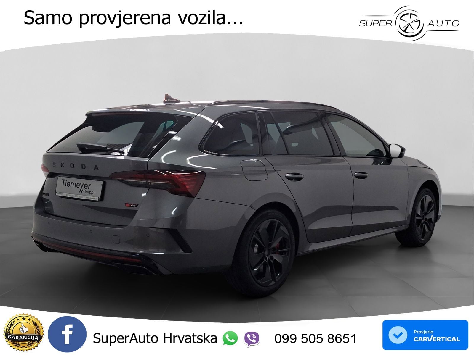 Škoda Octavia Combi RS 2.0 TSI (265 KS) DSG MATRIX+GR SJED+KAM