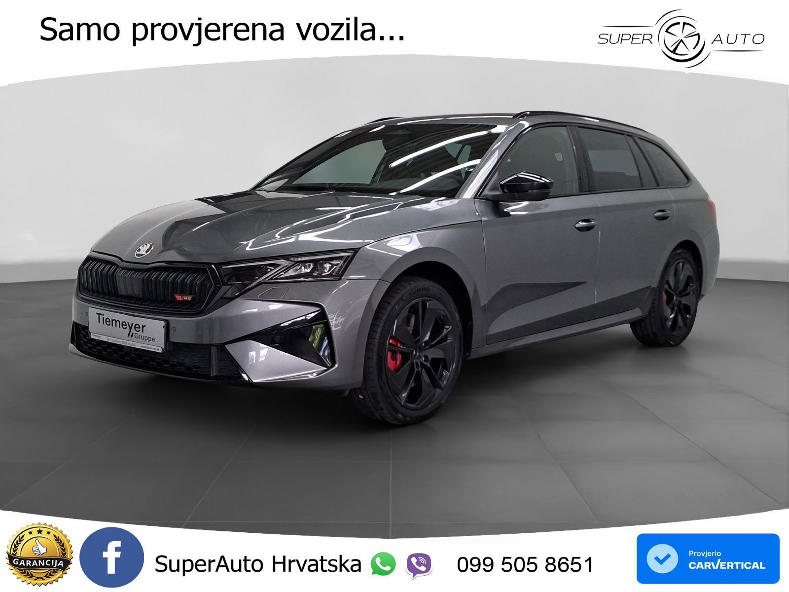 Škoda Octavia Combi RS 2.0 TSI (265 KS) DSG MATRIX+GR SJED+KAM