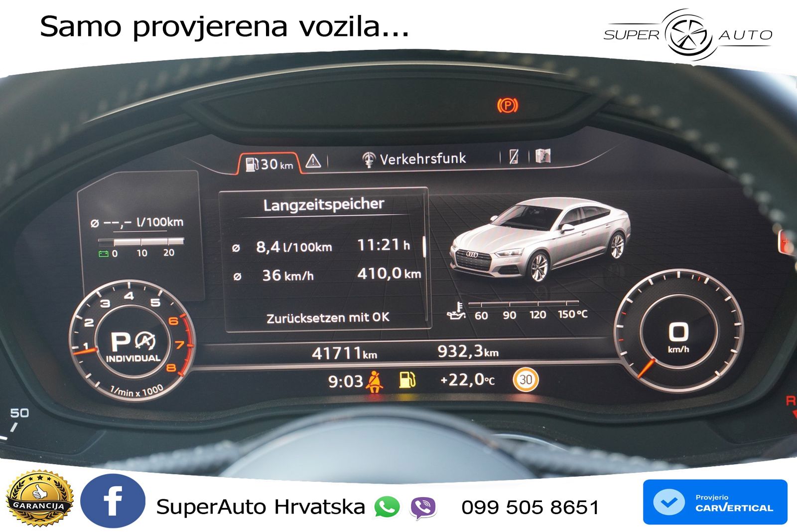 Audi A5 Sportback 40 TFSI (190 KS) S tronic S line LED+GR SJED+ACC