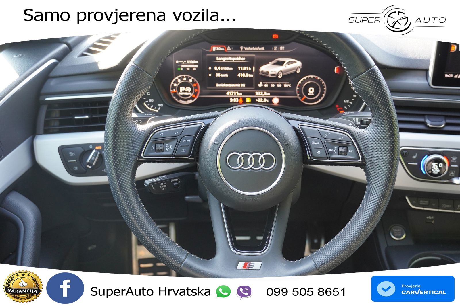 Audi A5 Sportback 40 TFSI (190 KS) S tronic S line LED+GR SJED+ACC