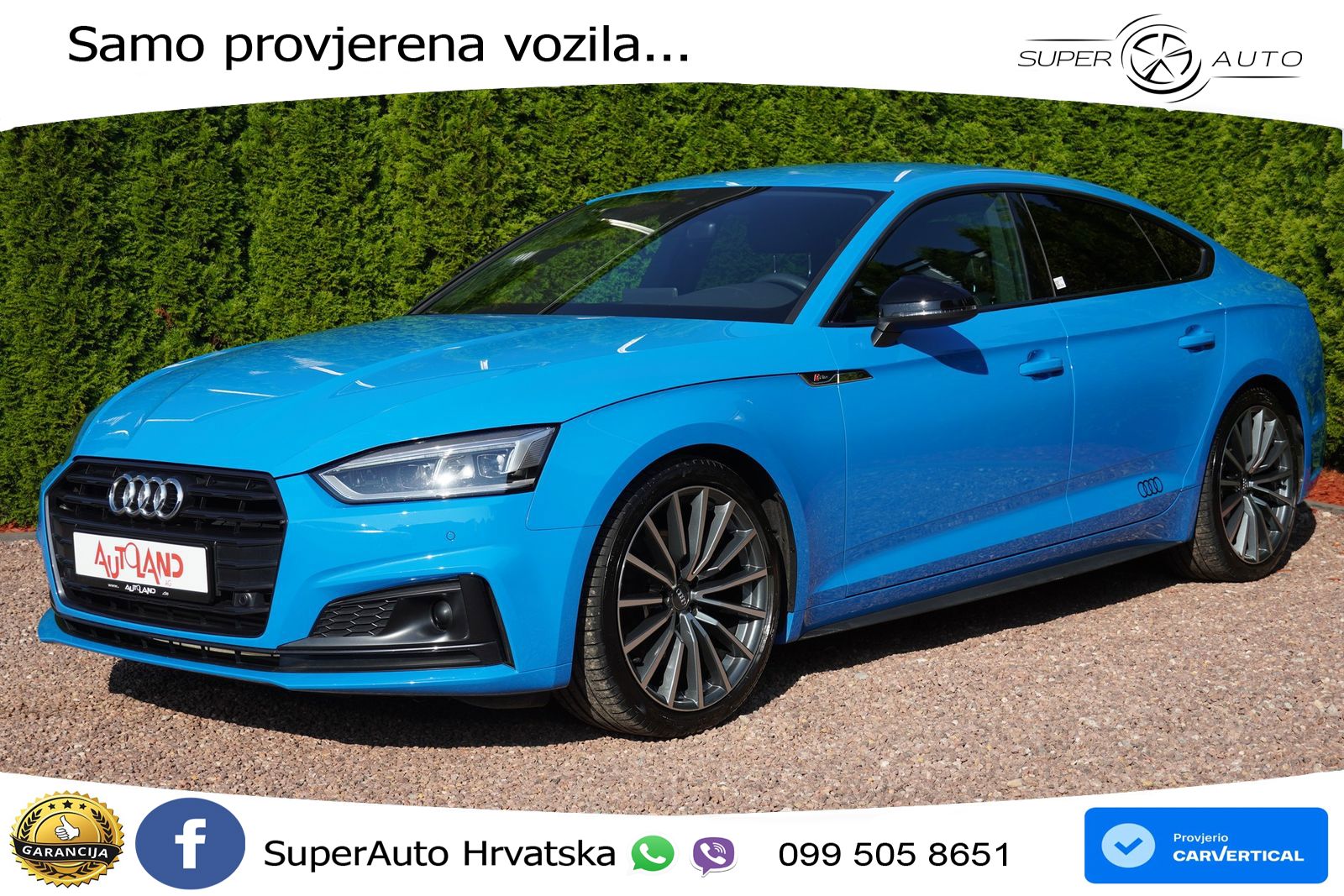 Audi A5 Sportback 40 TFSI (190 KS) S tronic S line LED+GR SJED+ACC