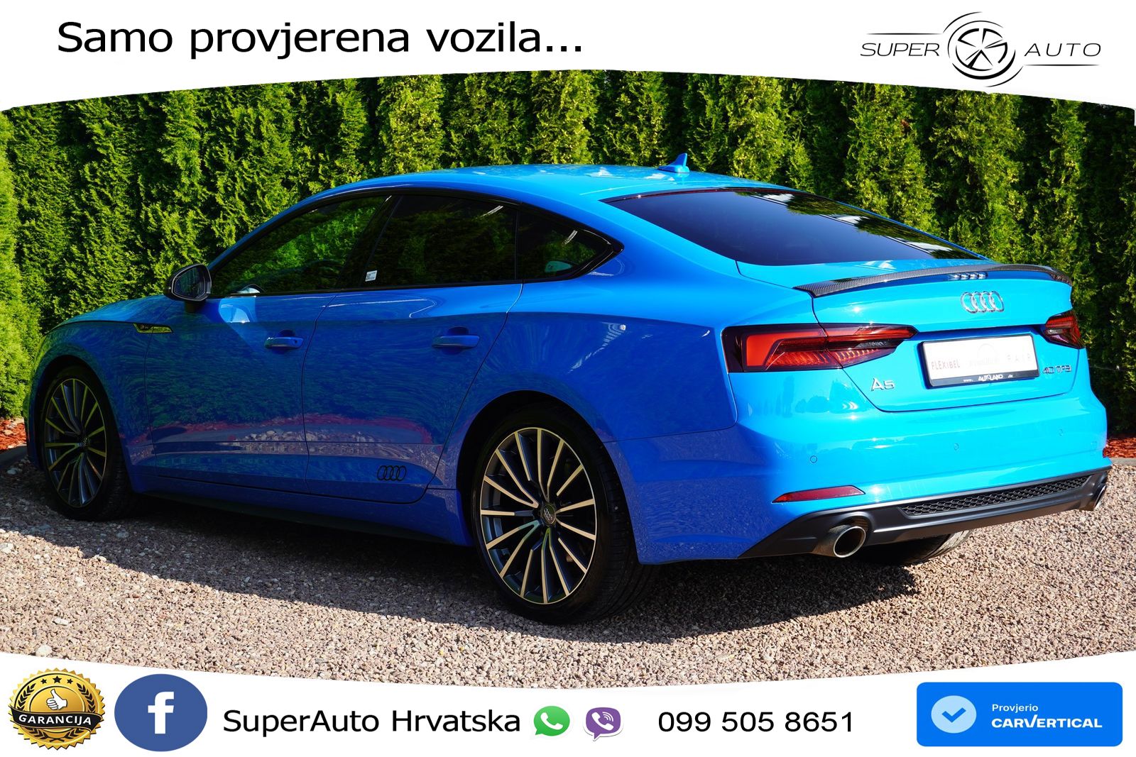 Audi A5 Sportback 40 TFSI (190 KS) S tronic S line LED+GR SJED+ACC