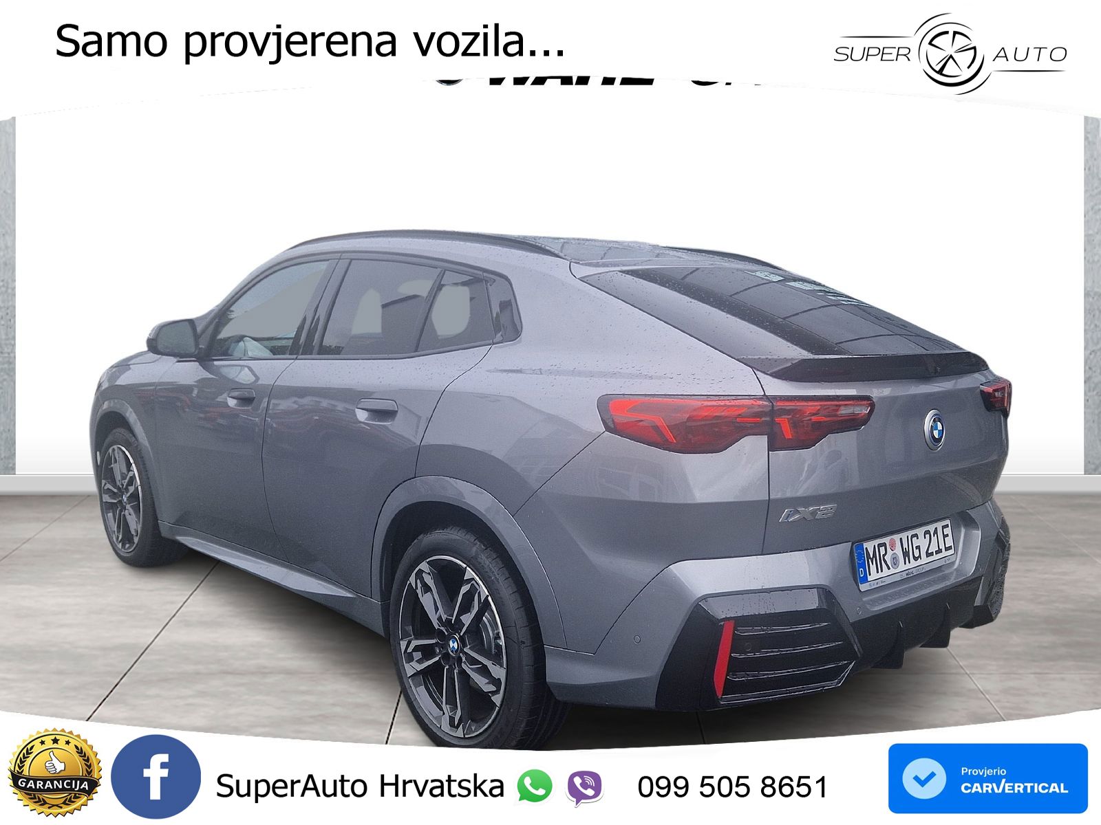 BMW iX2 66.5 kWh (204 KS) eDrive20