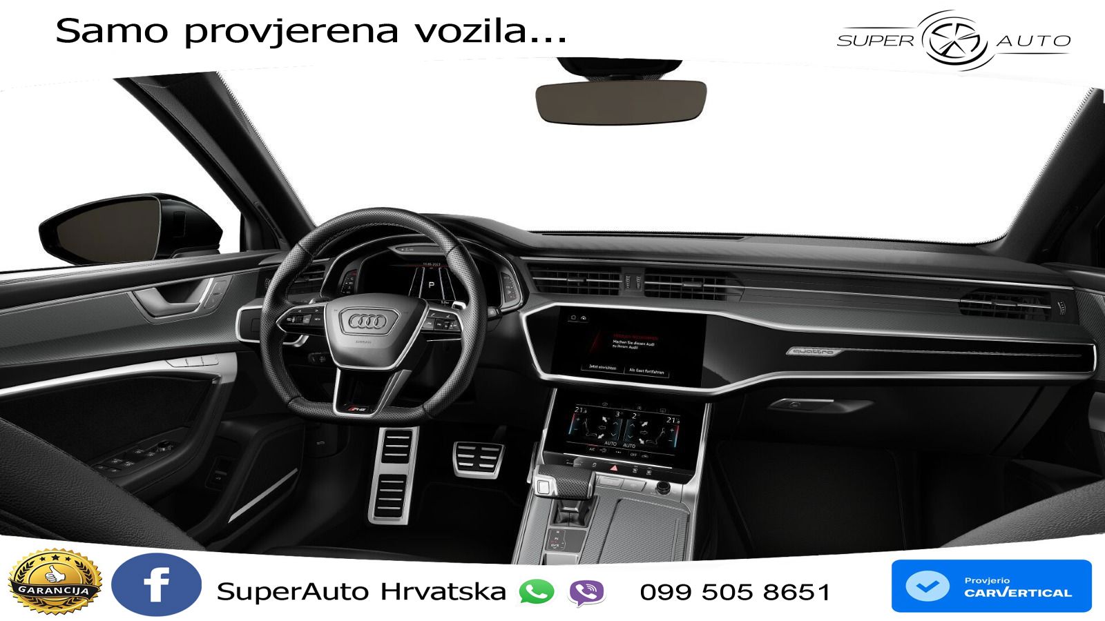 Audi RS6 Avant 4.0 TFSI V8 (600 KS) quattro Tiptronic ZRAČNI+ACC+GR SJED+KAM