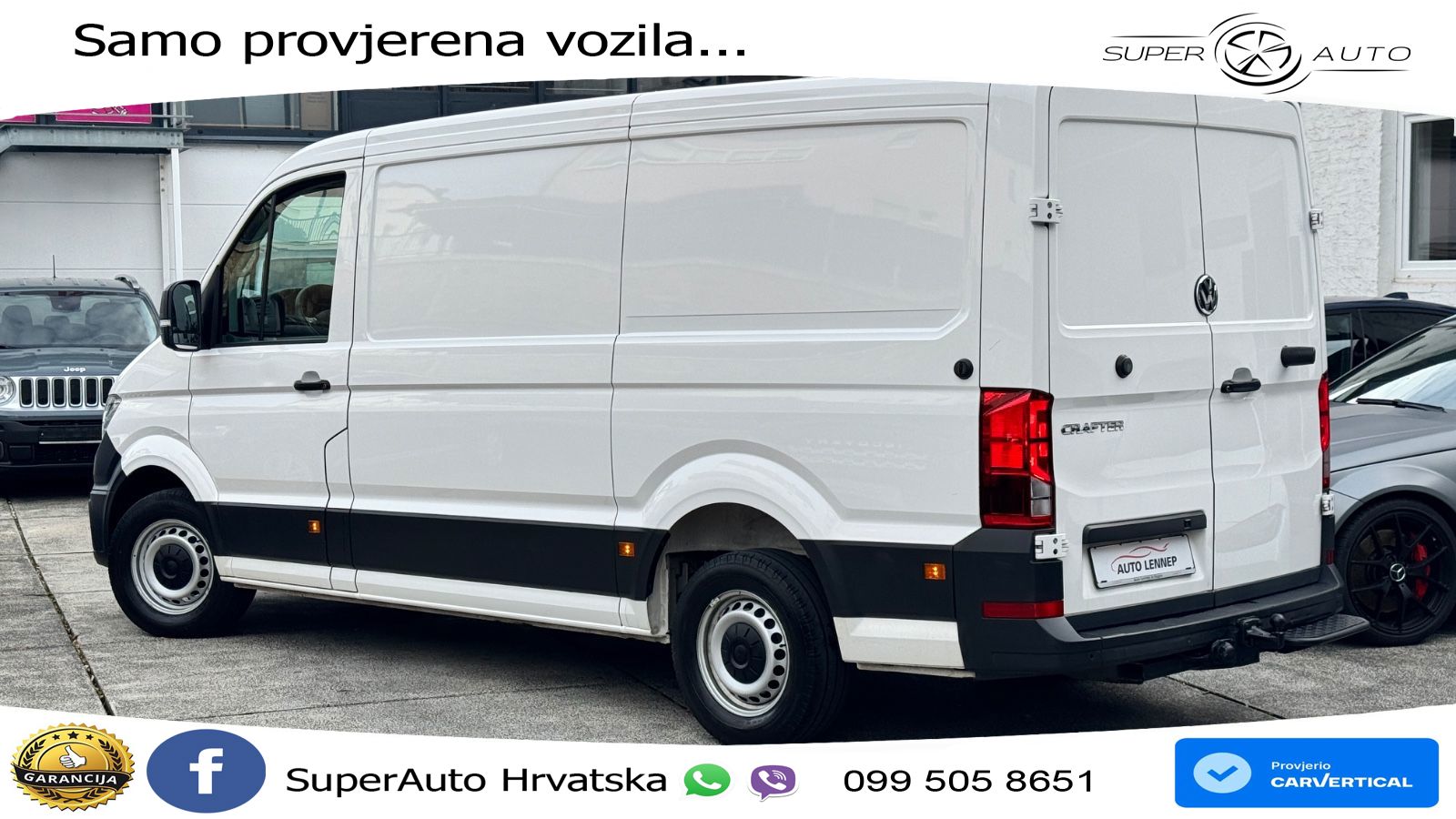 Volkswagen Crafter 35*Mittellang Normaldach*RWD*AHK 3500KG* 177 KS