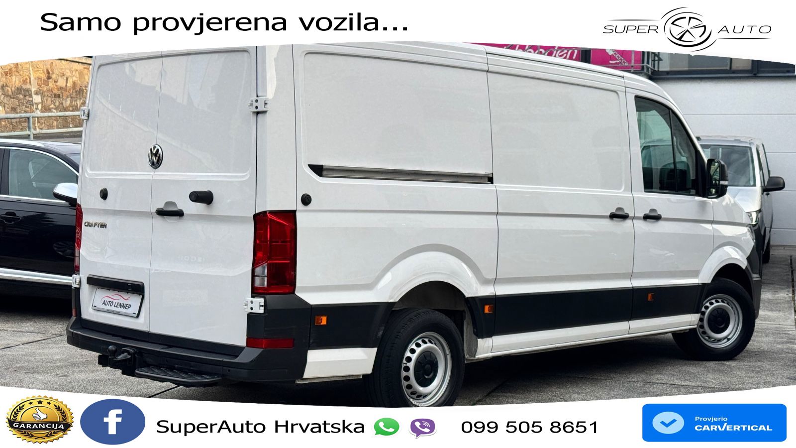Volkswagen Crafter 35*Mittellang Normaldach*RWD*AHK 3500KG* 177 KS
