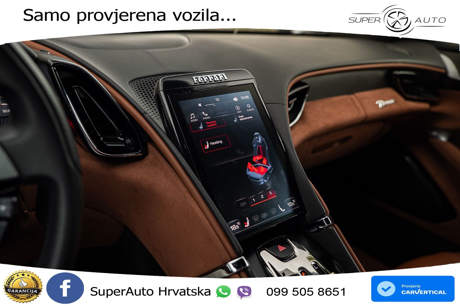 Ferrari Roma 3.9 V8 (620 KS) DCT LED+GR SJED+ACC