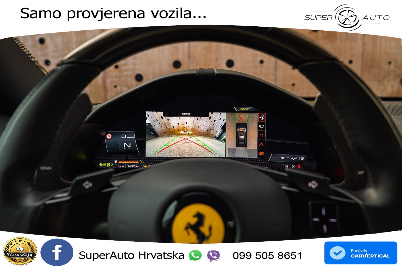 Ferrari Roma 3.9 V8 (620 KS) DCT LED+GR SJED+ACC