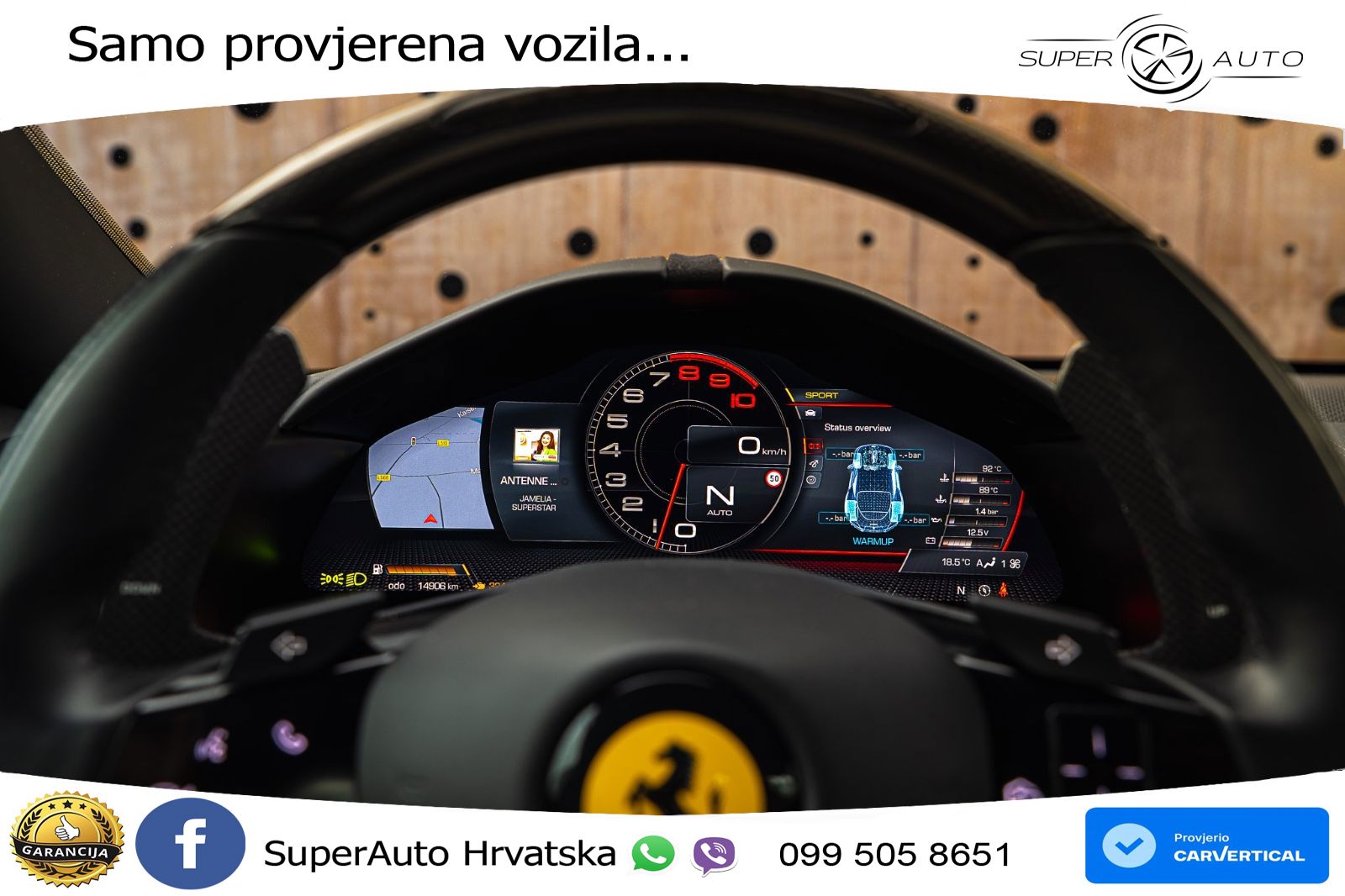 Ferrari Roma 3.9 V8 (620 KS) DCT LED+GR SJED+ACC