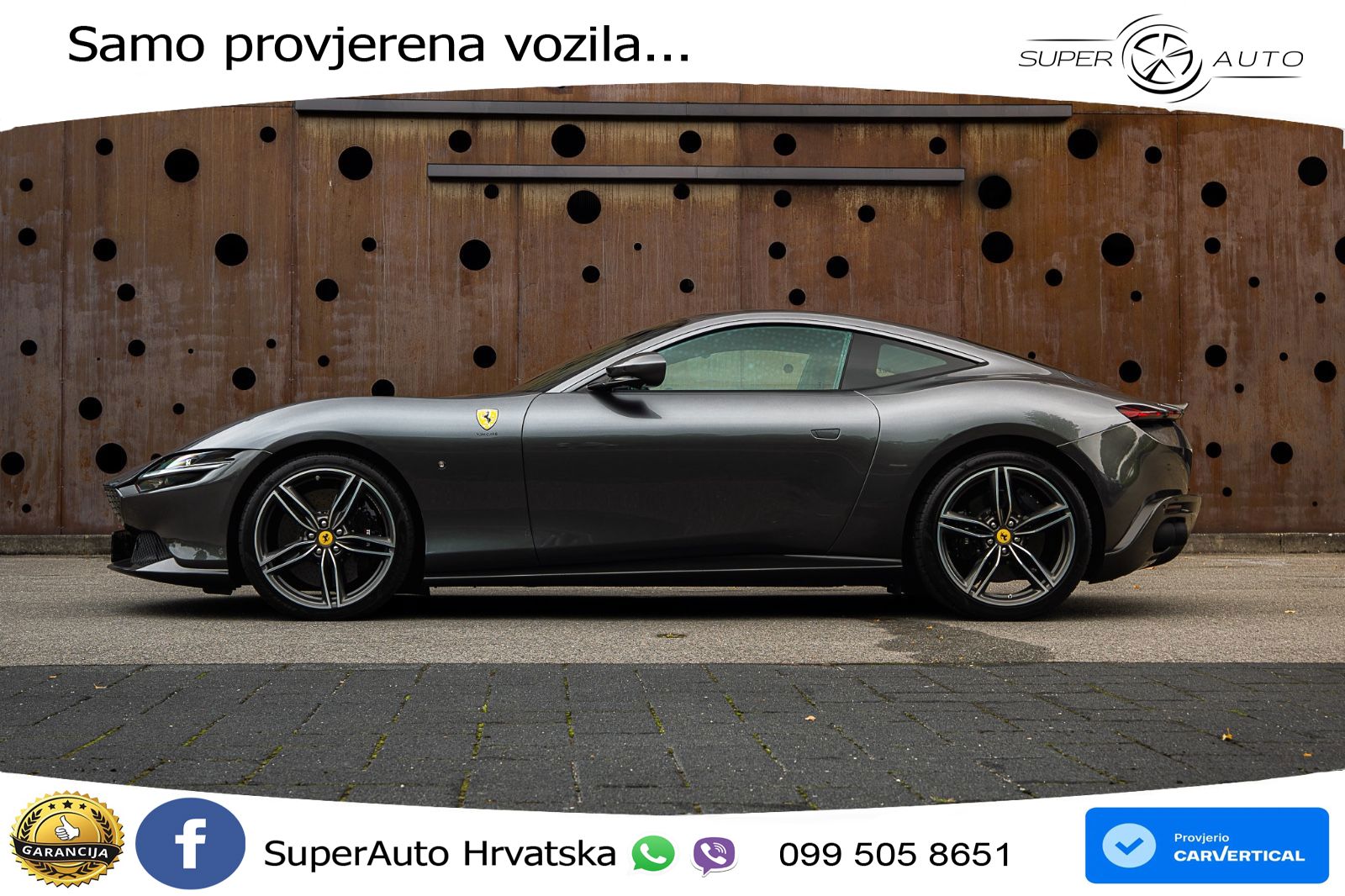 Ferrari Roma 3.9 V8 (620 KS) DCT LED+GR SJED+ACC