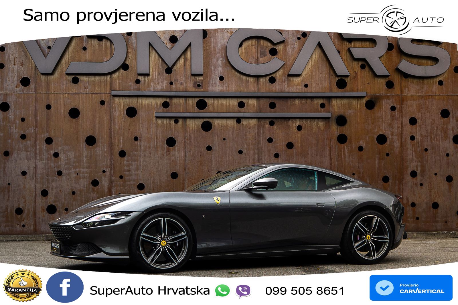 Ferrari Roma 3.9 V8 (620 KS) DCT LED+GR SJED+ACC