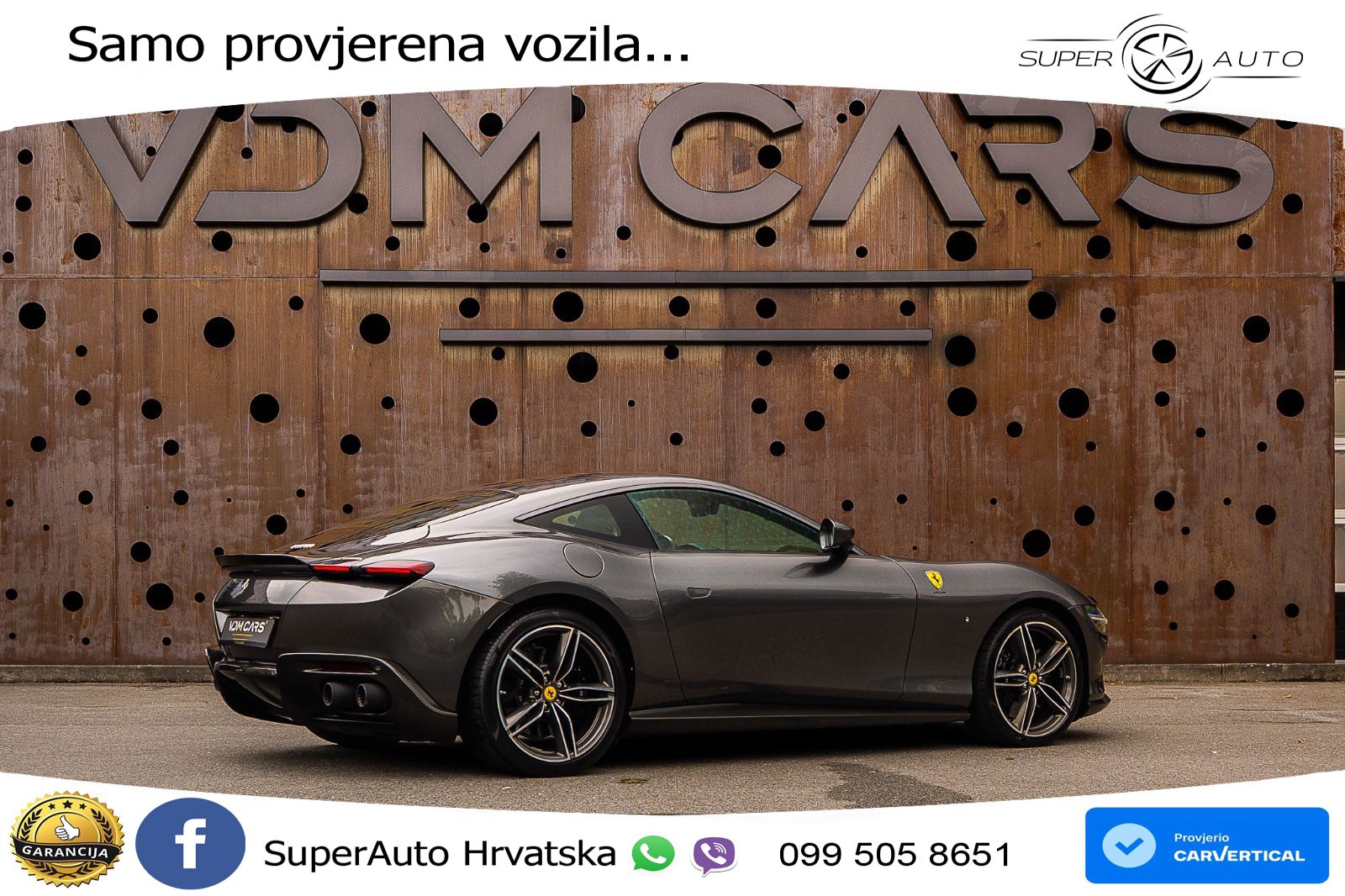 Ferrari Roma 3.9 V8 (620 KS) DCT LED+GR SJED+ACC
