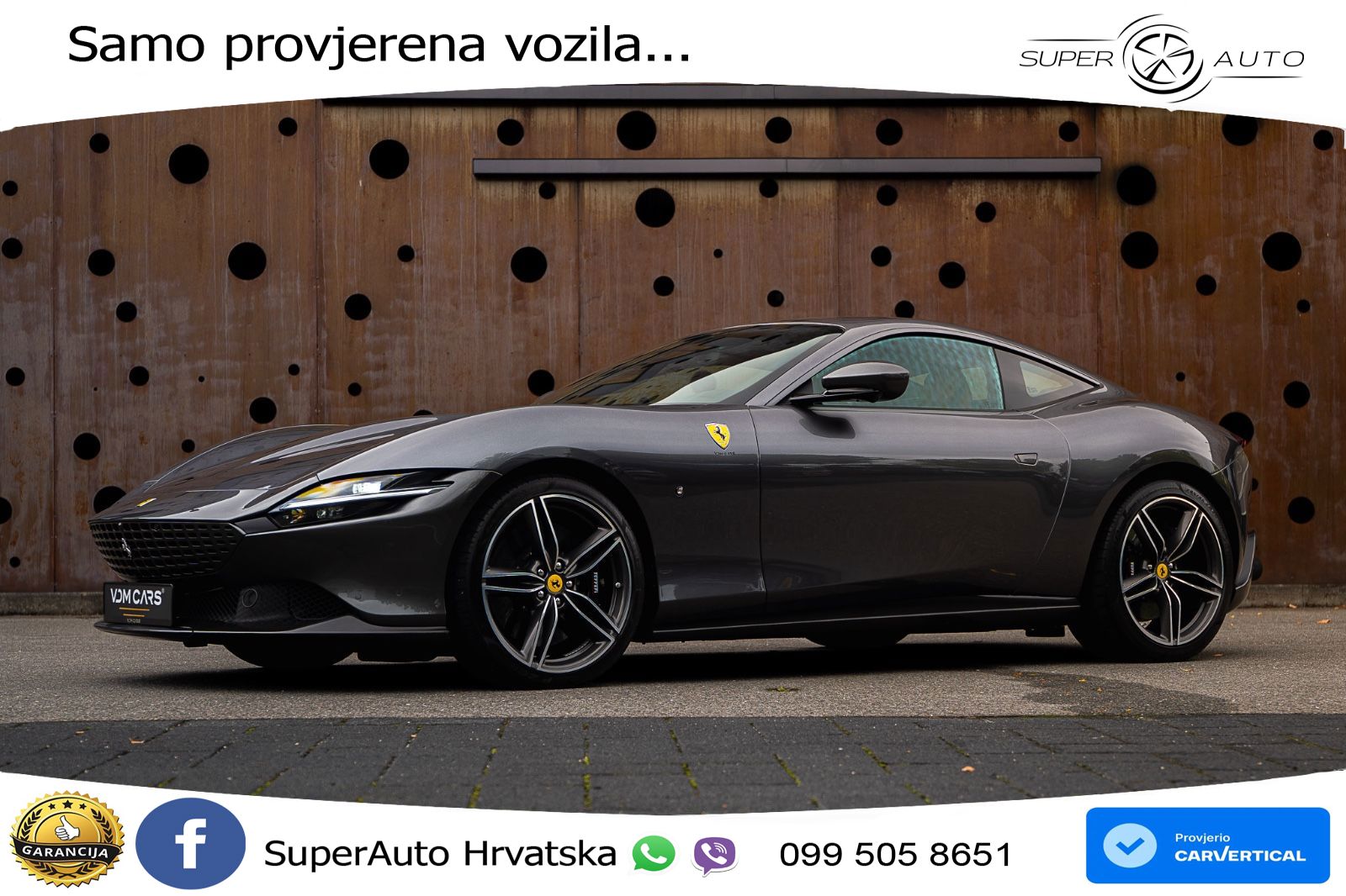 Ferrari Roma 3.9 V8 (620 KS) DCT LED+GR SJED+ACC