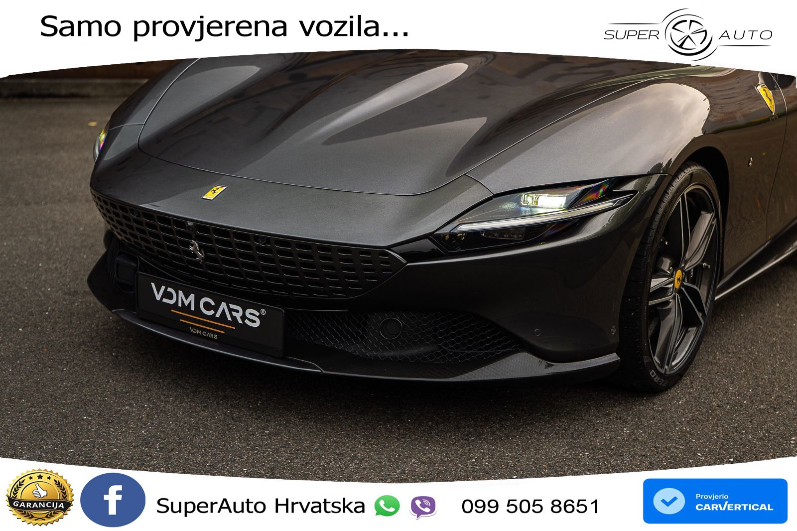 Ferrari Roma 3.9 V8 (620 KS) DCT LED+GR SJED+ACC