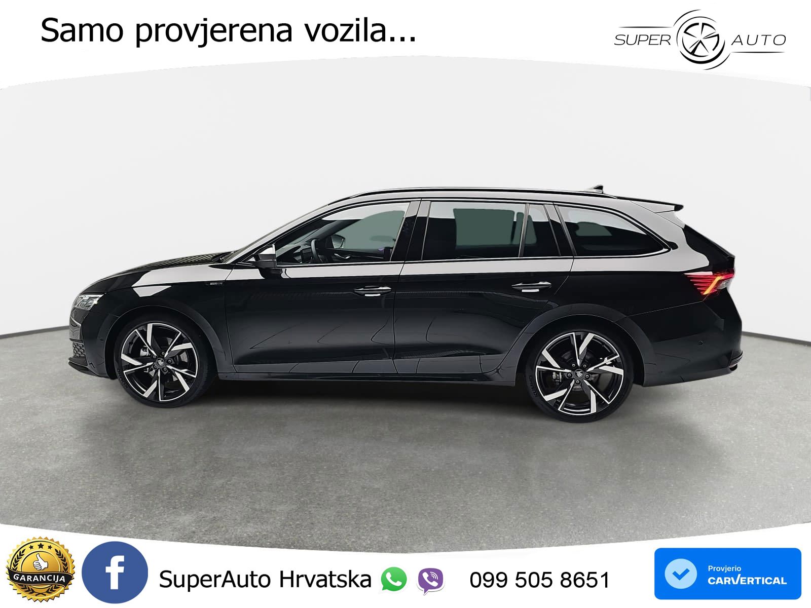 Škoda Octavia Combi 2.0 TSI (204 KS) 4x4 DSG SportLine LED+GR SJED+ACC