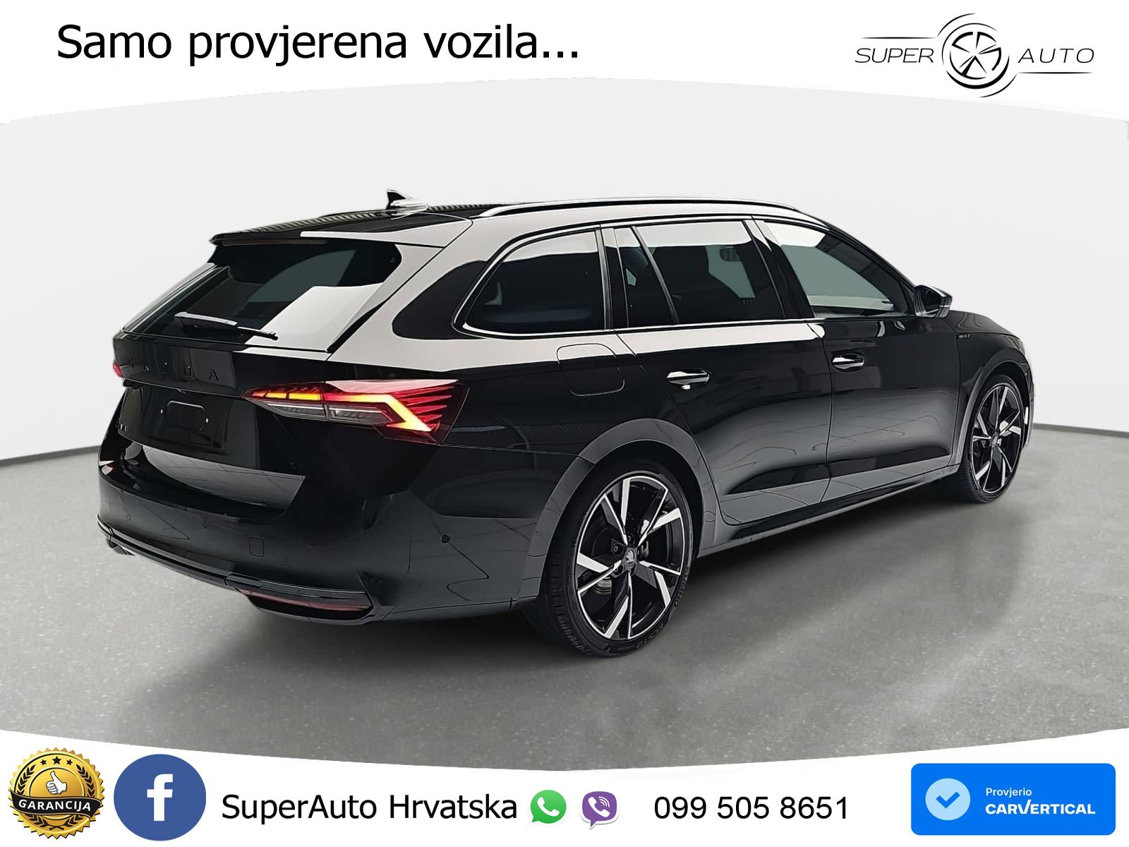 Škoda Octavia Combi 2.0 TSI (204 KS) 4x4 DSG SportLine LED+GR SJED+ACC