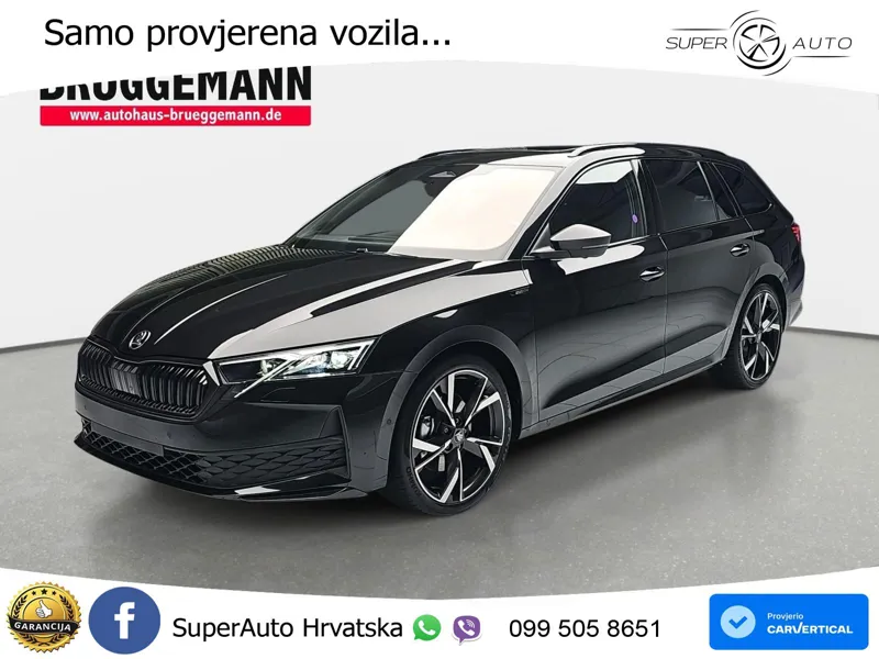 Škoda Octavia Combi 2.0 TSI (204 KS) 4x4 DSG SportLine LED+GR SJED+ACC