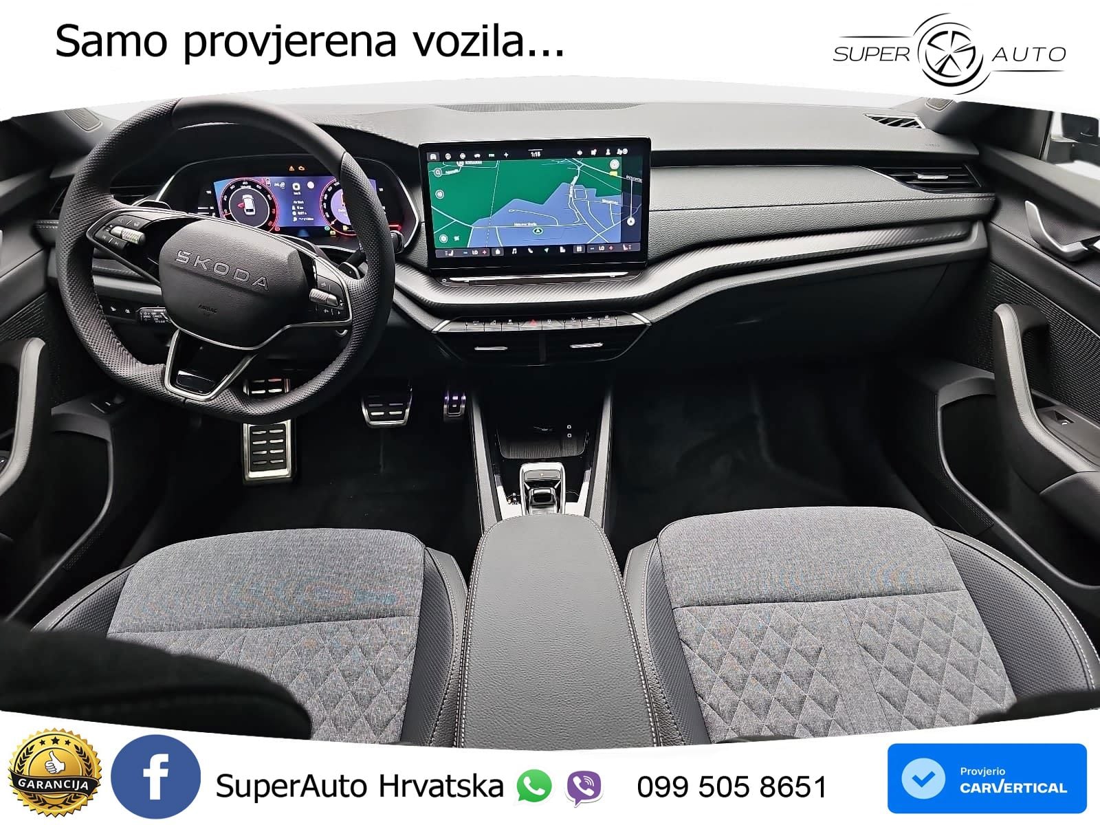 Škoda Octavia Combi 2.0 TSI (204 KS) 4x4 DSG SportLine LED+GR SJED+ACC