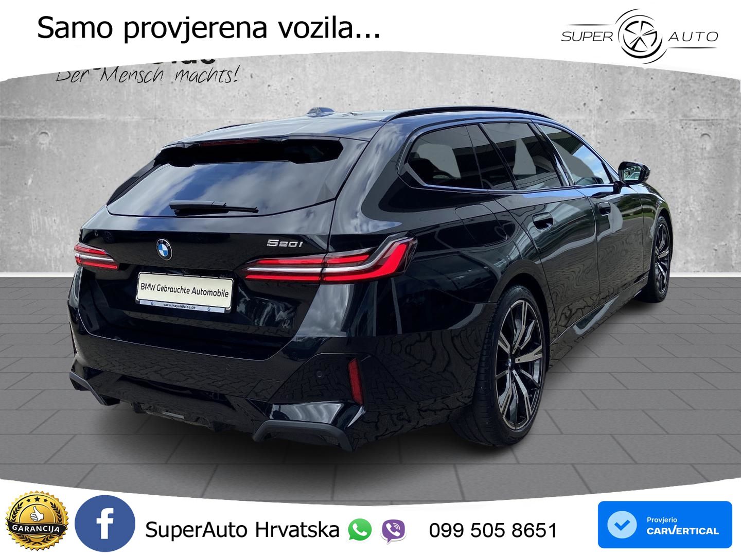 BMW 520i Touring (208 KS) Steptronic M Sport LED+GR SJED+ACC
