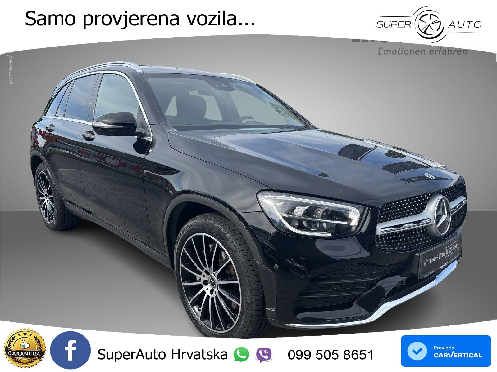 Mercedes GLC 300de (306 KS) 4MATIC 9G-TRONIC AMG ZRAČNI+ACC+GR SJED+KAM