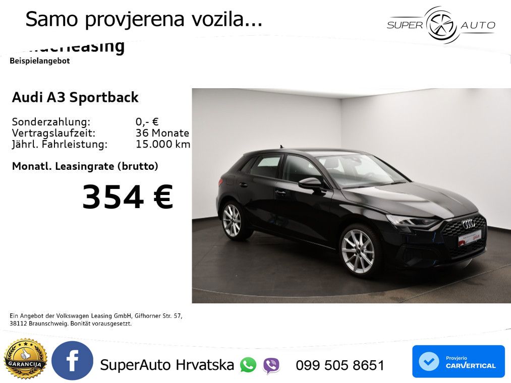 Audi A3 35 TFSI (150 KS)
