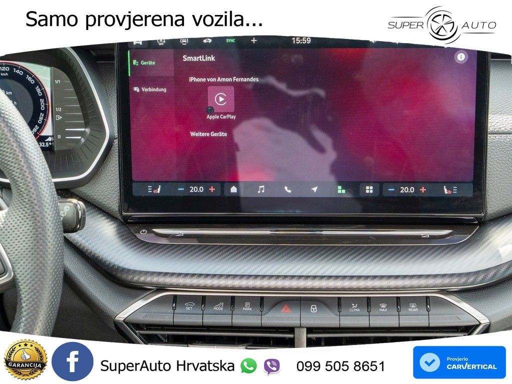 Škoda Octavia Combi 1.5 TSI (150 KS) DSG SportLine LED+GR SJED+ACC