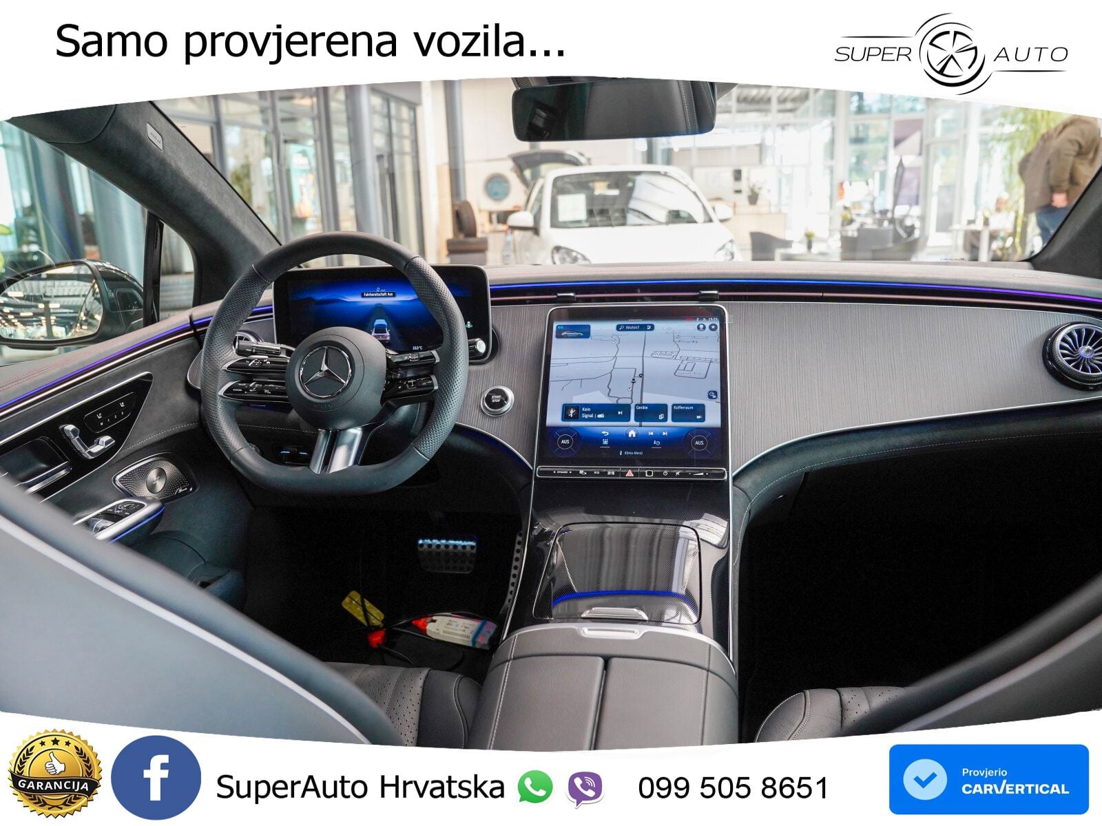 Mercedes EQE 350 98 kWh (292 KS) 4MATIC AMG ZRAČNI+ACC+GR SJED+KAM+PANO