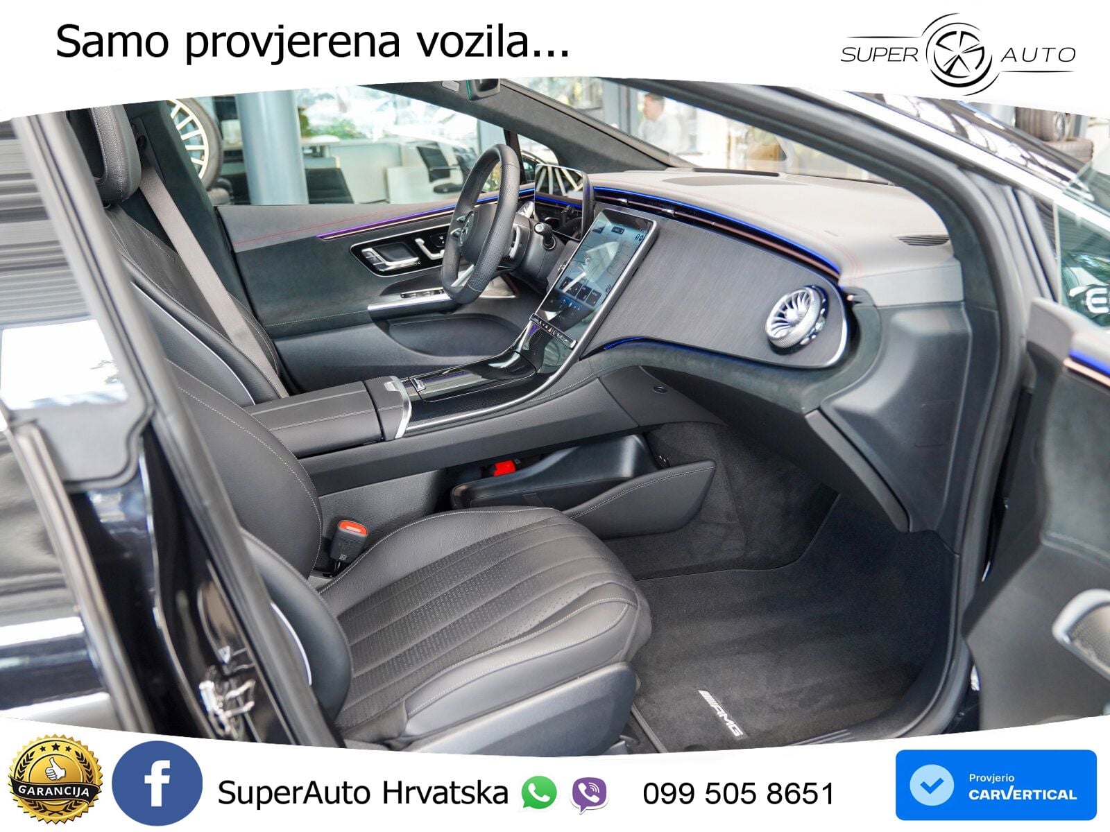 Mercedes EQE 350 98 kWh (292 KS) 4MATIC AMG ZRAČNI+ACC+GR SJED+KAM+PANO