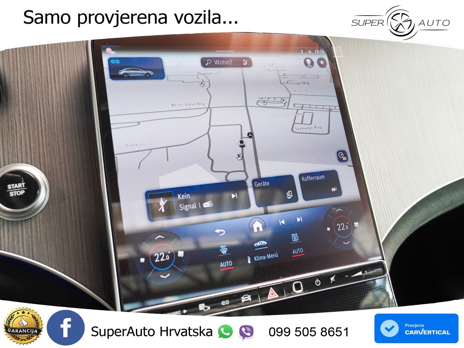 Mercedes EQE 350 98 kWh (292 KS) 4MATIC AMG ZRAČNI+ACC+GR SJED+KAM+PANO