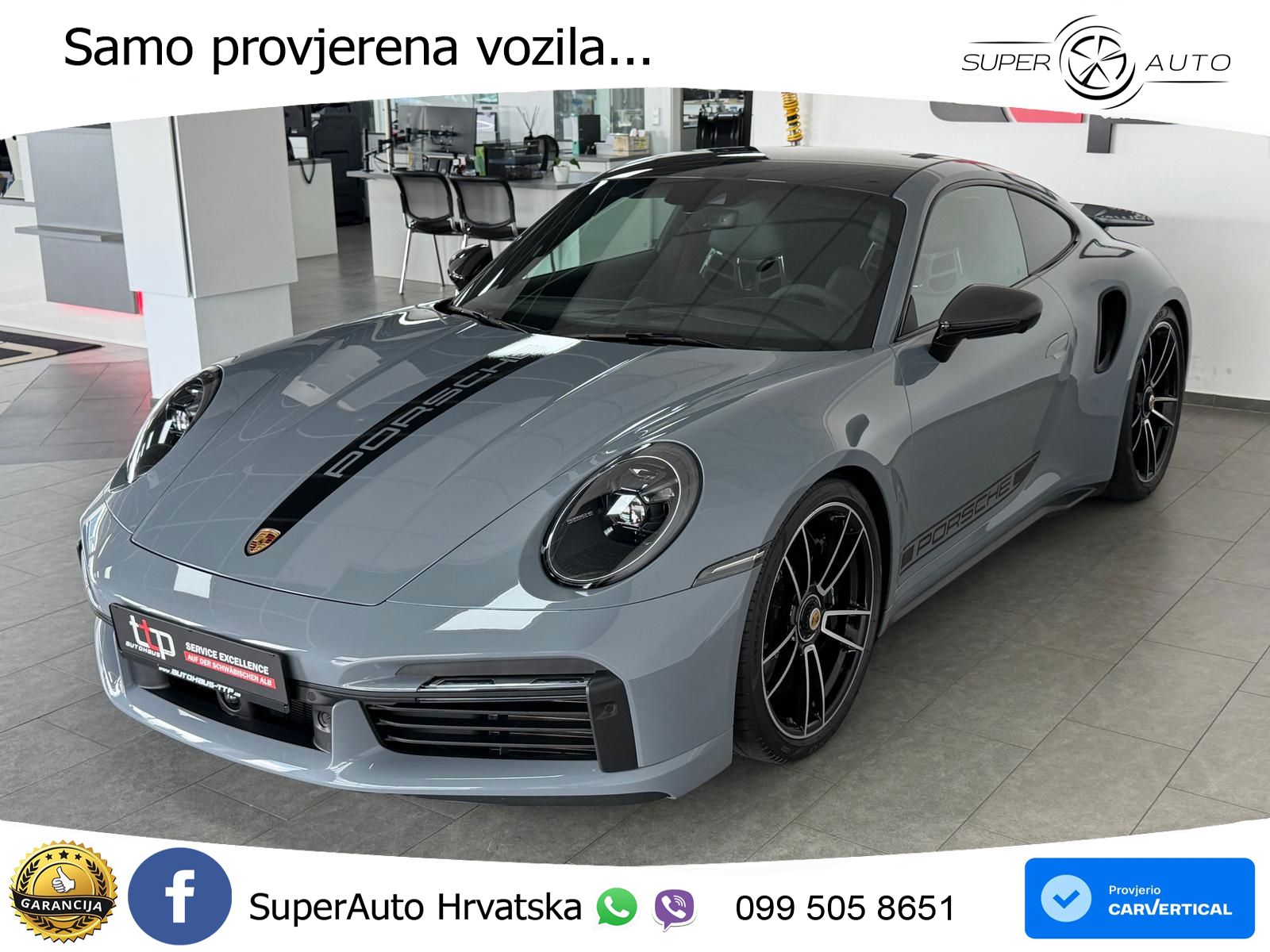 Porsche 911 Turbo S 3.8 (650 KS) PDK LED+ACC