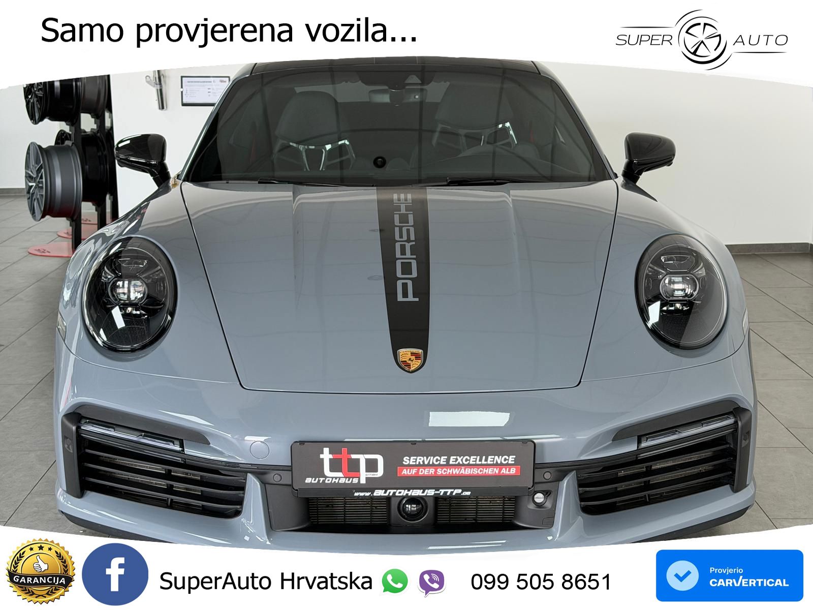Porsche 911 Turbo S 3.8 (650 KS) PDK LED+ACC
