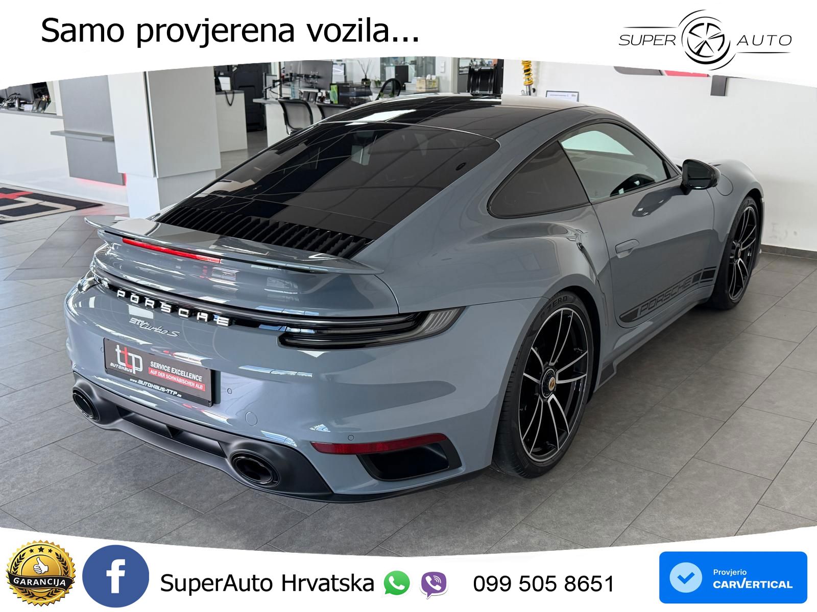 Porsche 911 Turbo S 3.8 (650 KS) PDK LED+ACC