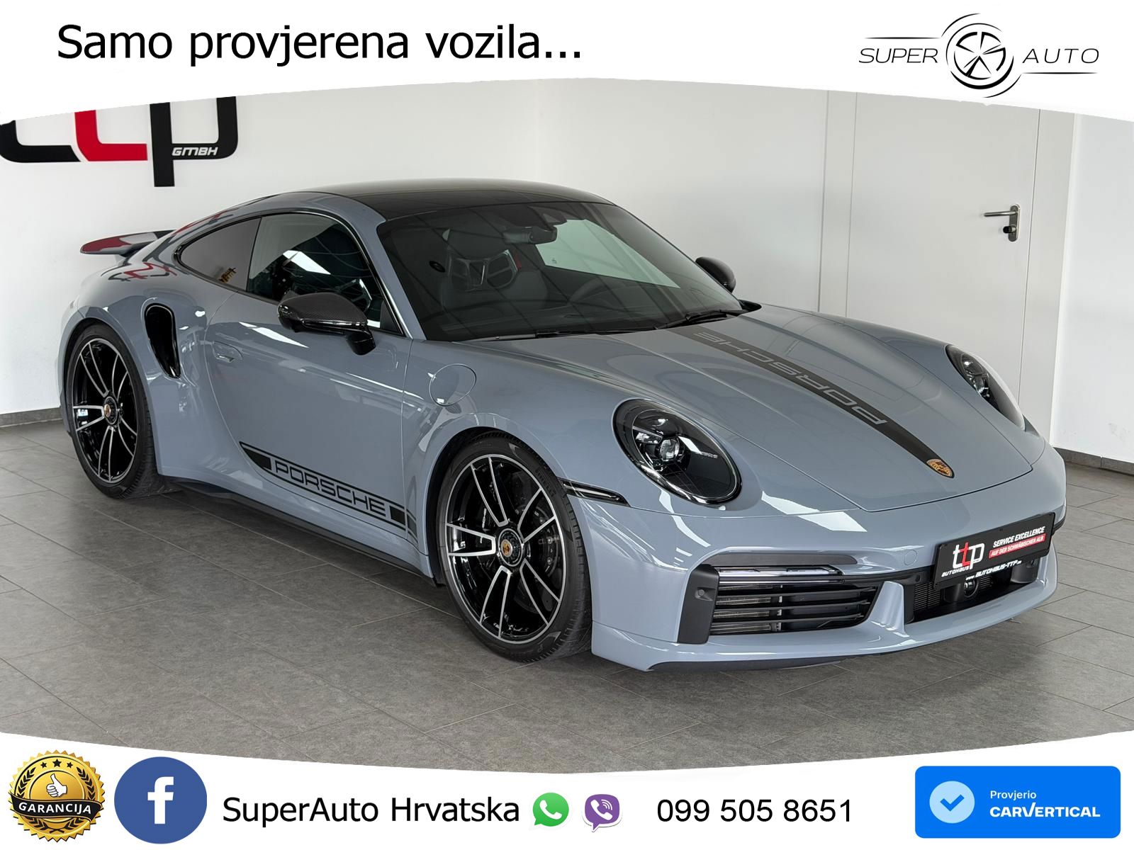 Porsche 911 Turbo S 3.8 (650 KS) PDK LED+ACC