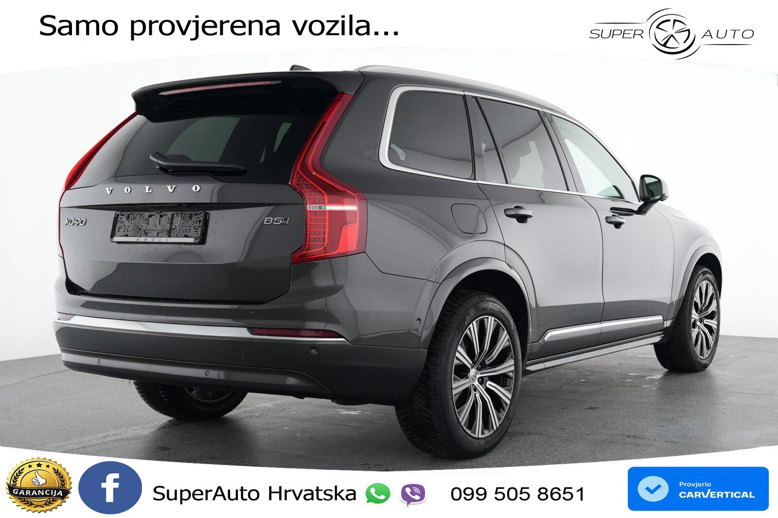 Volvo XC90 2.0 B5 Diesel AWD Automatic ACC+GR SJED+360+PANO