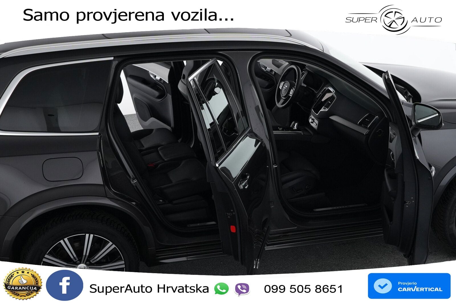 Volvo XC90 2.0 B5 Diesel AWD Automatic ACC+GR SJED+360+PANO