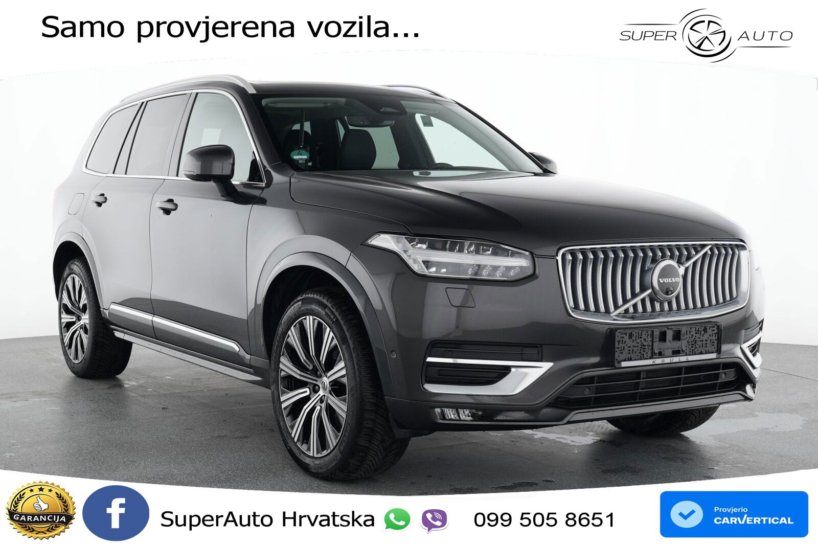 Volvo XC90 2.0 B5 Diesel AWD Automatic ACC+GR SJED+360+PANO