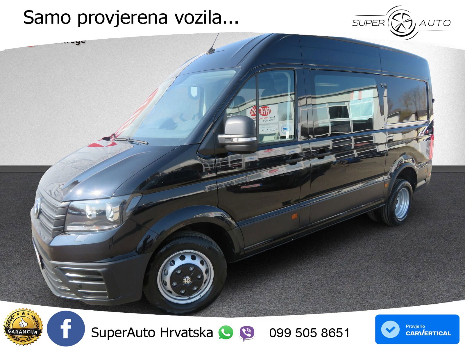 Volkswagen Crafter 55 2.0 TDI Kasten MR HD RWD Navi Ahk Rfk 163 KS