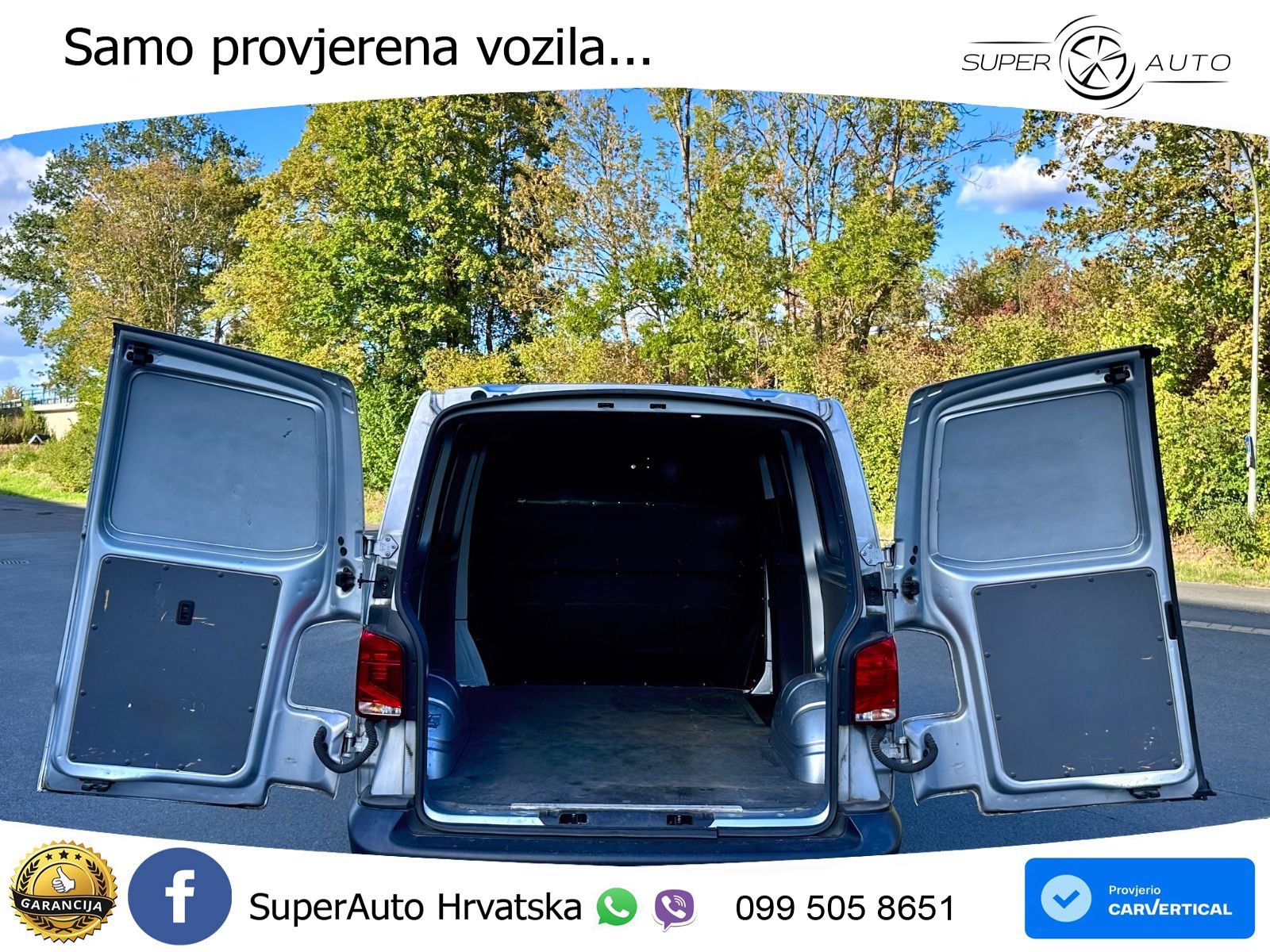 Volkswagen T6.1 Transporter Kasten Aut. Klima Flügeltüren 150 KS