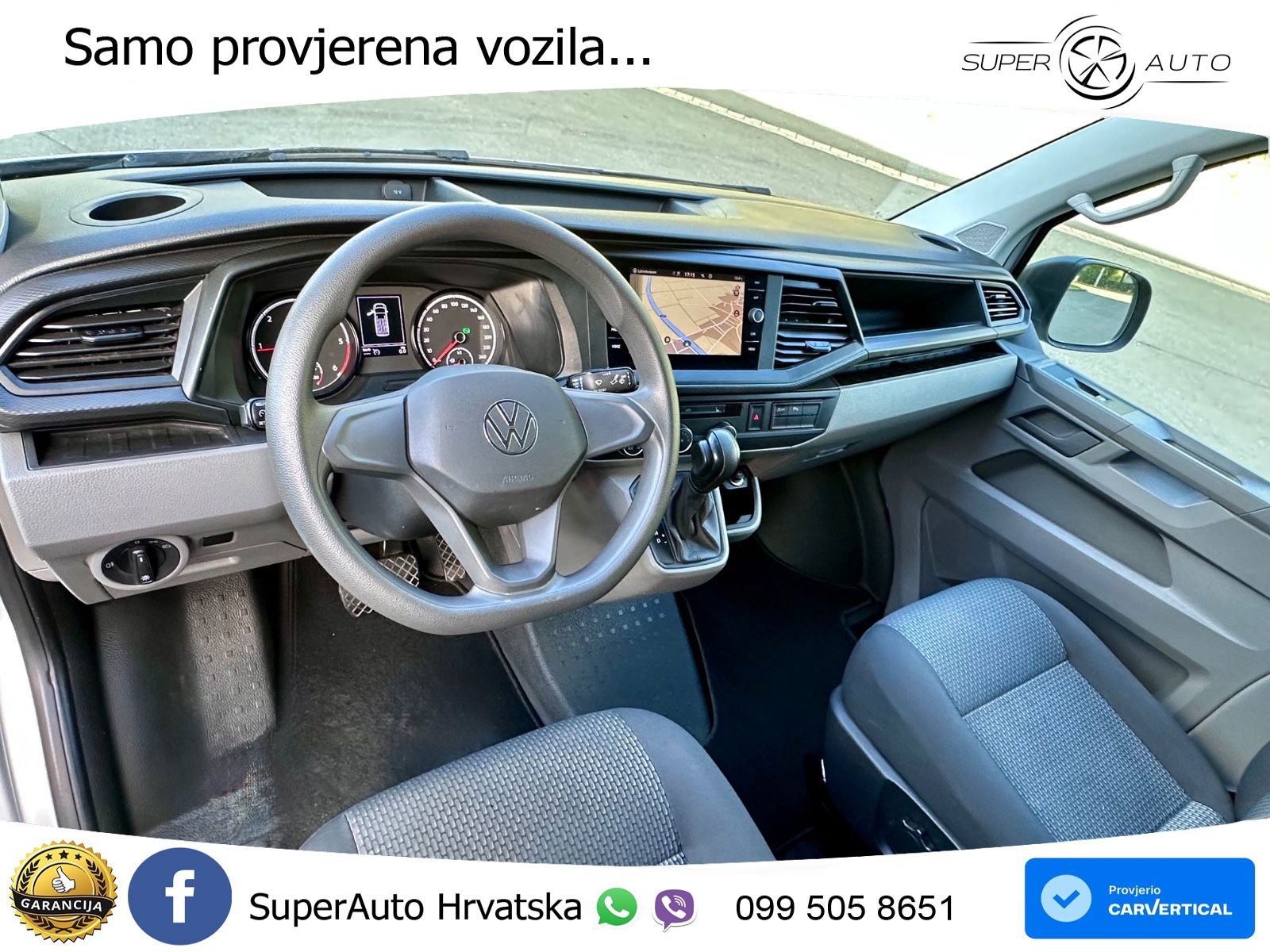 Volkswagen T6.1 Transporter Kasten Aut. Klima Flügeltüren 150 KS