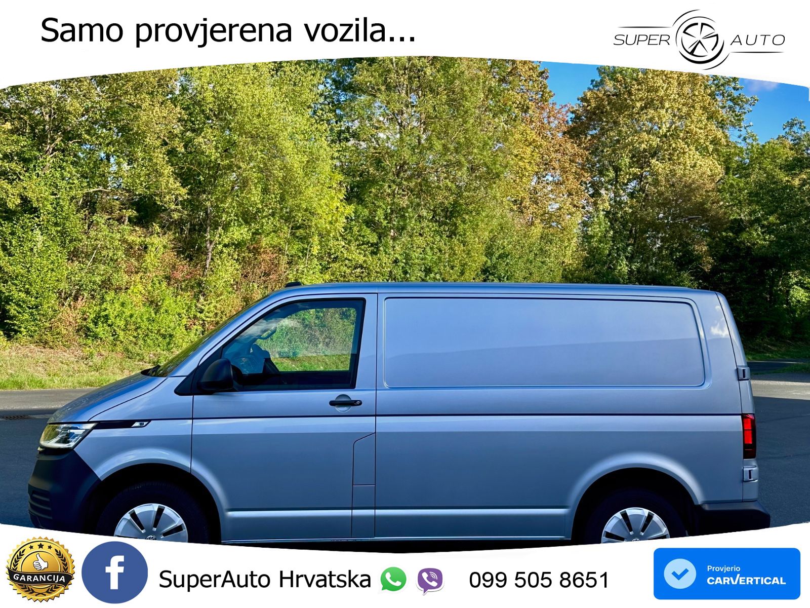 Volkswagen T6.1 Transporter Kasten Aut. Klima Flügeltüren 150 KS