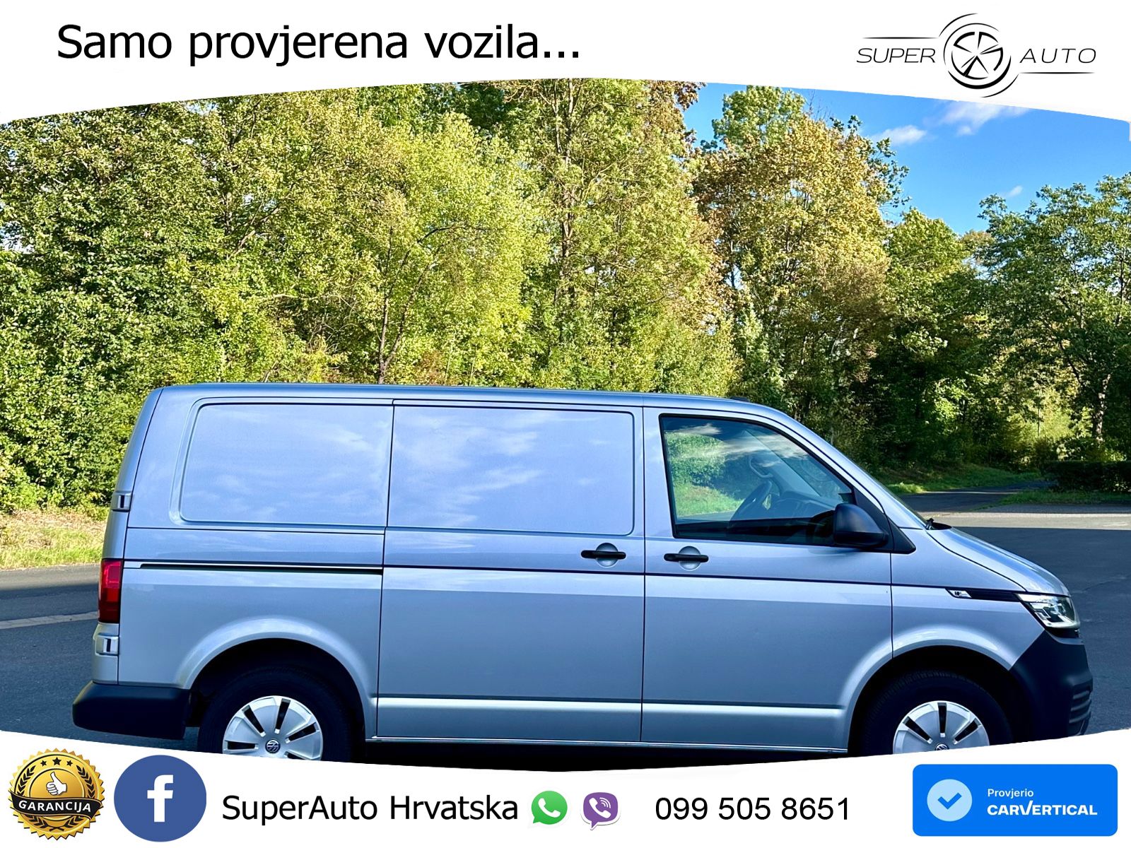 Volkswagen T6.1 Transporter Kasten Aut. Klima Flügeltüren 150 KS