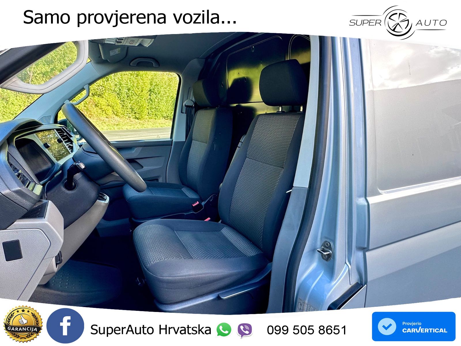 Volkswagen T6.1 Transporter Kasten Aut. Klima Flügeltüren 150 KS