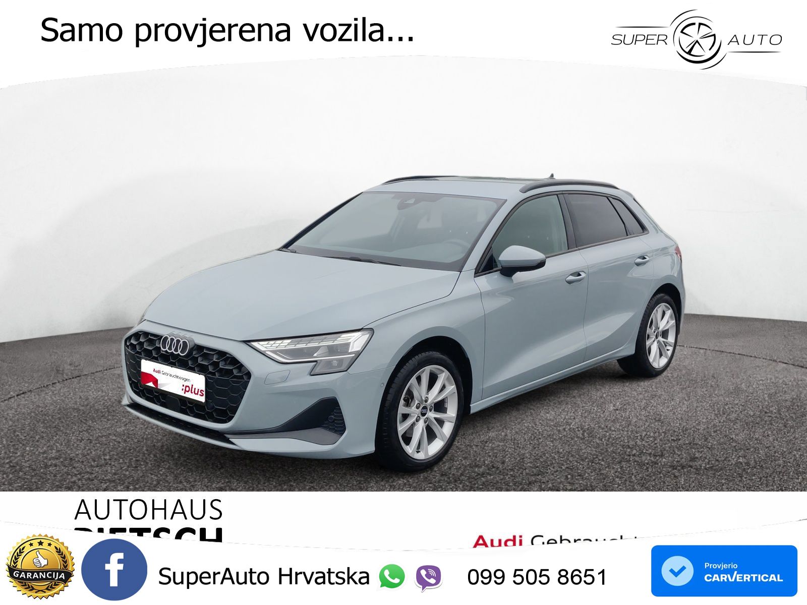 Audi A3 Sportback 30 TFSI (116 KS) Mild Hybrid S tronic LED+GR SJED+ACC