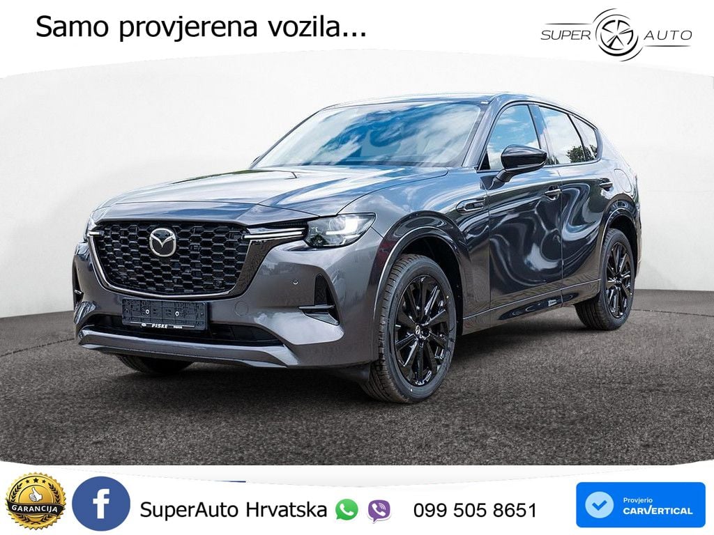 Mazda CX-60 3.3 e-Skyactiv D (254 KS) AWD Automatic LED+GR SJED+ACC