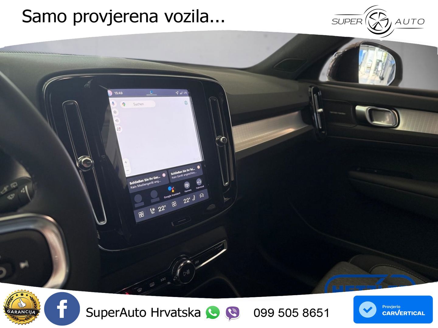 Volvo XC40 2.0 B3 163 KS Automatic LED+GR SJED+ACC