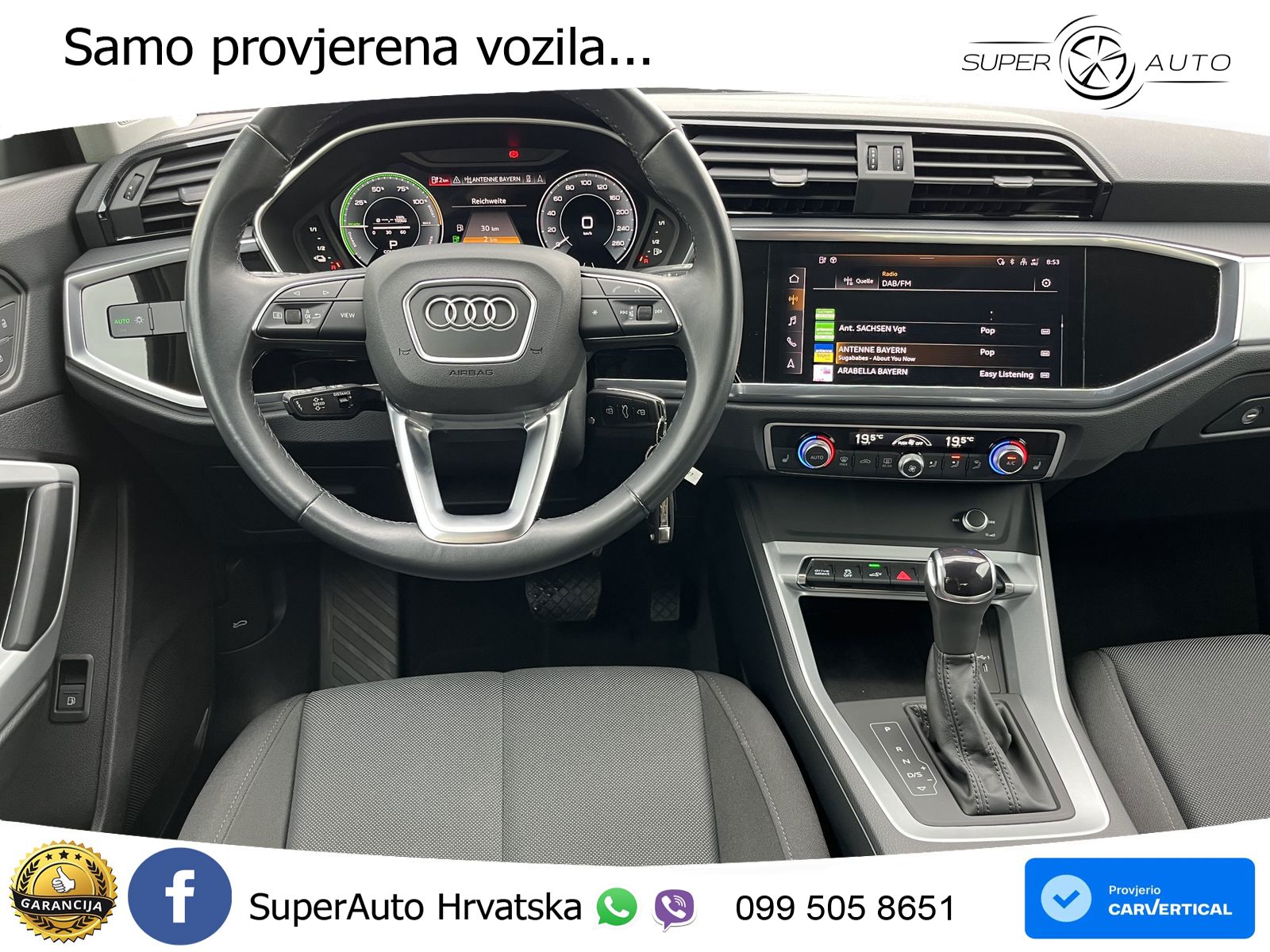 Audi Q3 45 TFSIe (245 KS) S tronic LED+GR SJED+ACC